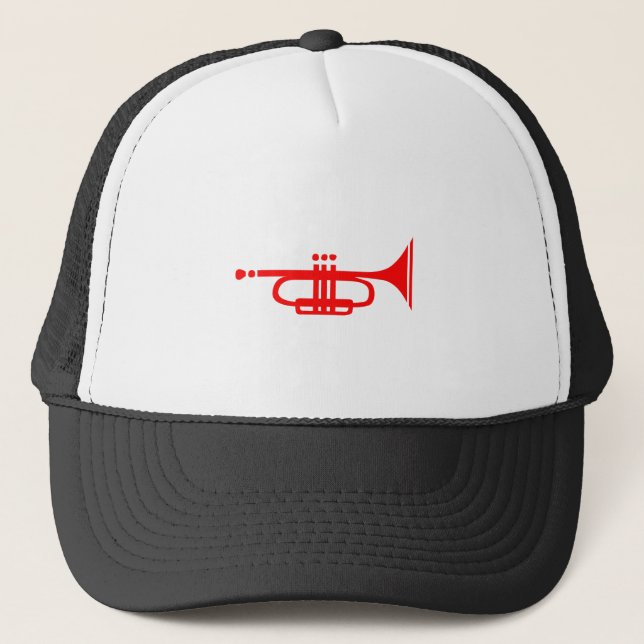 trumpet trucker hat (Front)