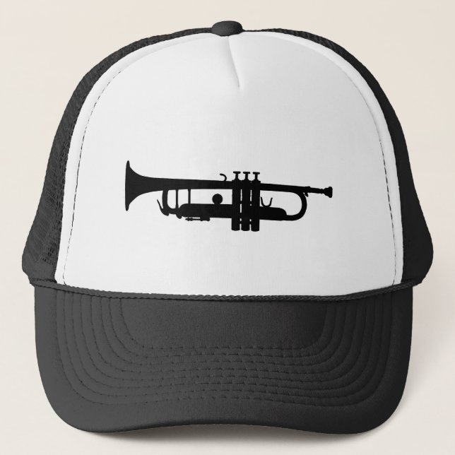 trumpet trucker hat (Front)