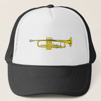 trumpet trucker hat