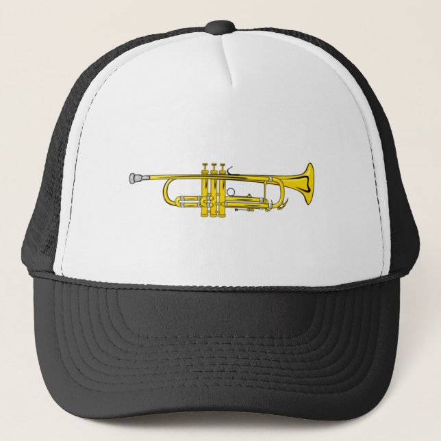 trumpet trucker hat (Front)