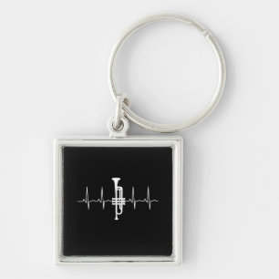 Trumpet - Trumpet Heartbeat Gift Key Ring