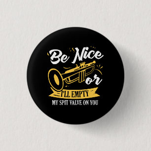 Trumpet Trumpet Player Gift Funny Trumpet 3 Cm Round Badge