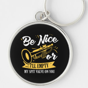 Trumpet Trumpet Player Gift Funny Trumpet Key Ring