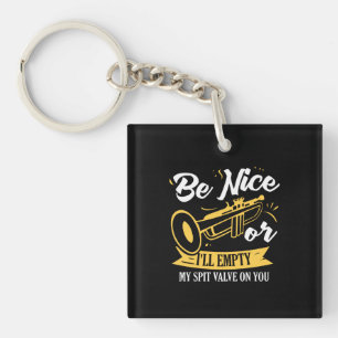 Trumpet Trumpet Player Gift Funny Trumpet Key Ring