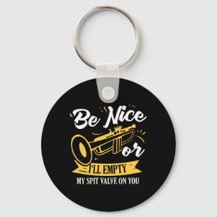 Trumpet Trumpet Player Gift Funny Trumpet Key Ring