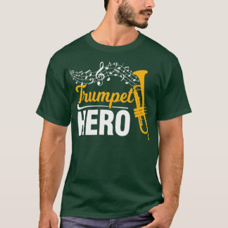 Trumpet trumpeter musical instrument wind music  T-Shirt
