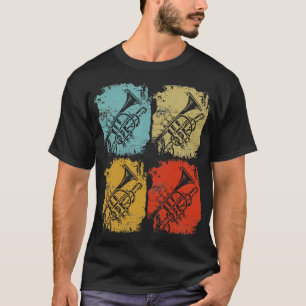 Trumpet Trumpeter Retro Vintage T-Shirt