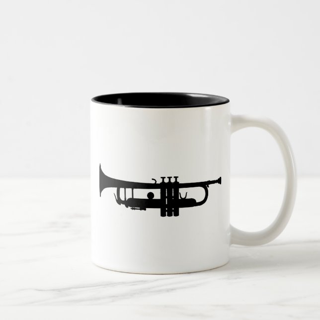 trumpet Two-Tone coffee mug (Right)