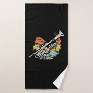 Trumpet Vintage  Bath Towel