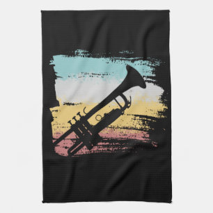 Trumpet Vintage Tea Towel