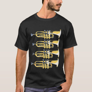 Trumpet - Vintage Trumpet Retro Instrument Trumpet T-Shirt