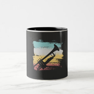 Trumpet Vintage Two-Tone Coffee Mug