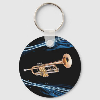 Trumpet World Wail Key Ring