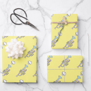Trumpet Wrapping Paper Sheet