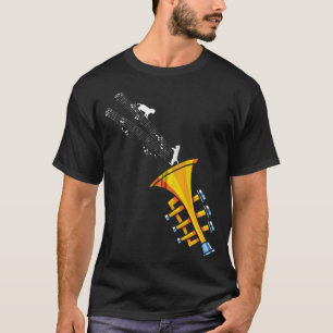 Trumpeter Jazz Musician Cat Pet Parent Gift Idea T T-Shirt