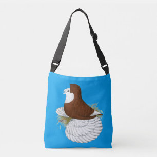 Trumpeter Pigeon Red Baldhead Crossbody Bag