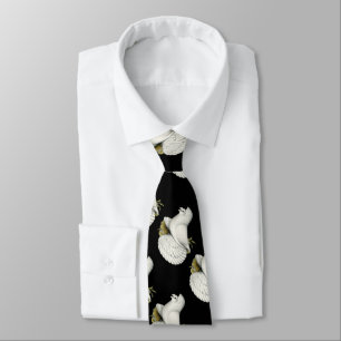 Trumpeter Pigeon White Tie