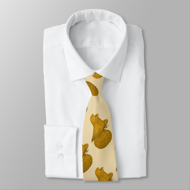 Trumpeter Pigeon Yellow Tie (Tied)