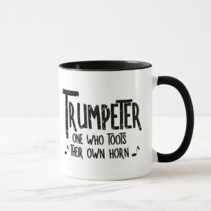 Trumpeter Rough Text Mug