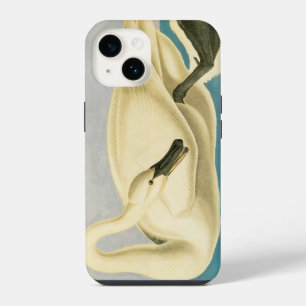 Trumpeter Swan by John James Audubon, Vintage Bird iPhone 14 Case