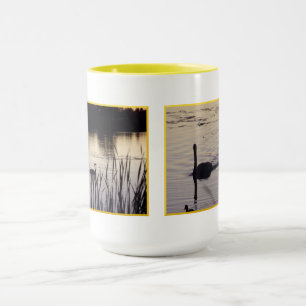 Trumpeter Swans at Dusk Style 2 Mug
