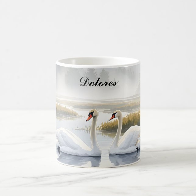 Trumpeter Swans Coffee Mug (Center)