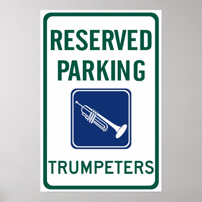 Trumpeters Parking Poster (Front)