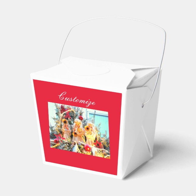trumpeting angels favour box (Front Side)