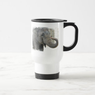 Trumpeting Elephant Travel Mug