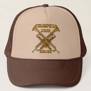 Trumpets Kick Brass Trucker Hat