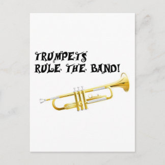 Trumpets Rule the Band! Postcard