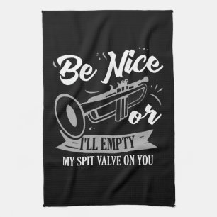Trumpets - Spit Valve Tea Towel