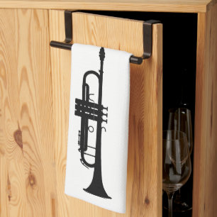 Trumpets  tea towel