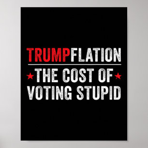 Trumpflation - Funny Liberal And Progressive Poster