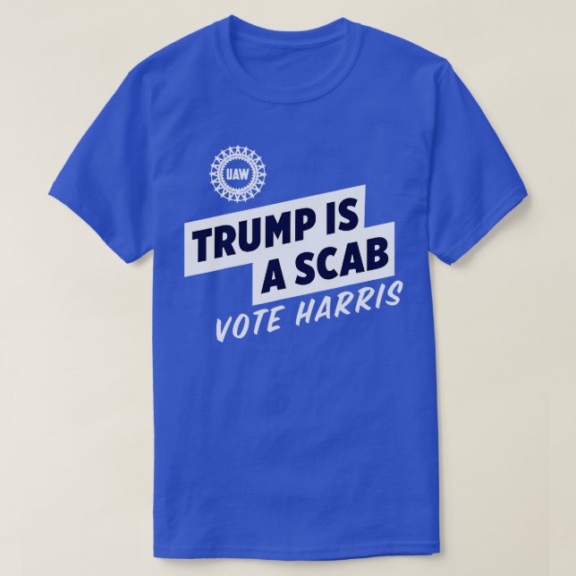 TrumpIsAScab Kids TShirt (Design Front)