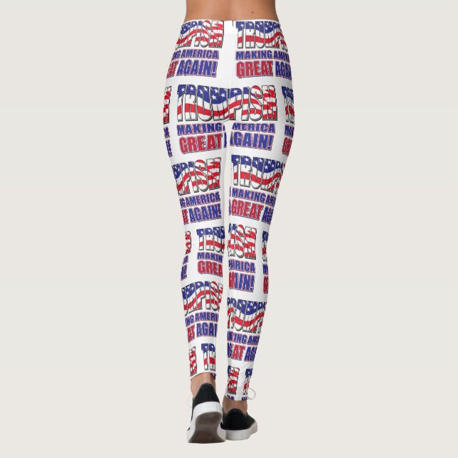 Trumpism Maiking America Great Again Leggings (Back)