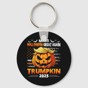 Trumpkin 2025 Usa Make Halloween Great Again Funny Key Ring