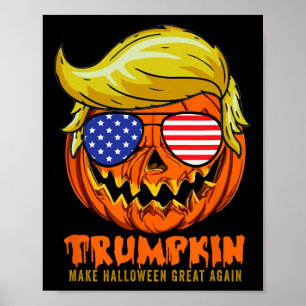 Trumpkin 2025 Usa Make Halloween Great Again Funny Poster