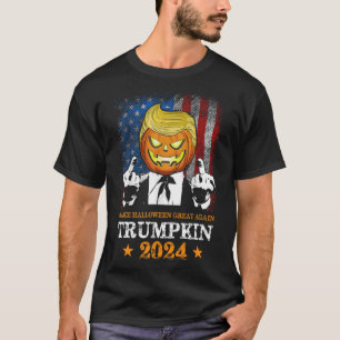 Trumpkin 2025 Usa Make Halloween Great Again Funny T-Shirt