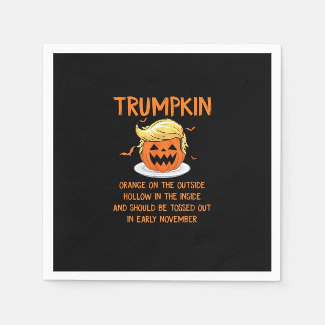 Trumpkin  Anti- Halloween Gifts Napkin (Front)
