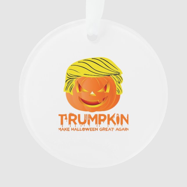 Trumpkin – Are You Scared? Classic Ornament (Front)