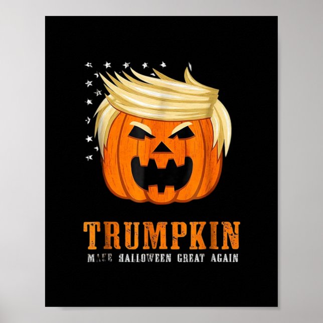Trumpkin - Best Halloween Costume Tri-Blend Poster (Front)