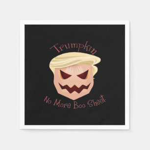Trumpkin  Boo Sheet Halloween Funny Classic Napkin