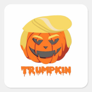 Trumpkin Classic – Basic Autumn Square Sticker