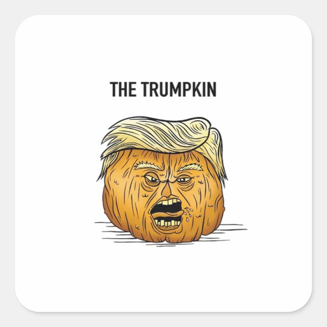 Trumpkin Classic & Basic Design Square Sticker (Front)