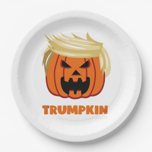 Trumpkin Classic Design Paper Plate (Front)