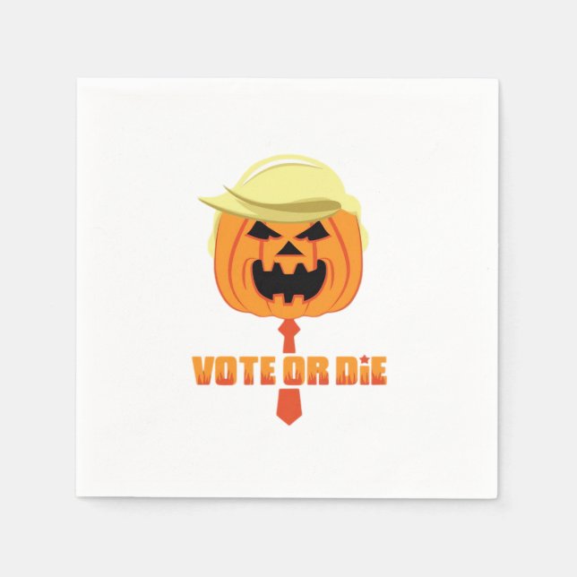 Trumpkin Classic For Halloween Napkin (Front)