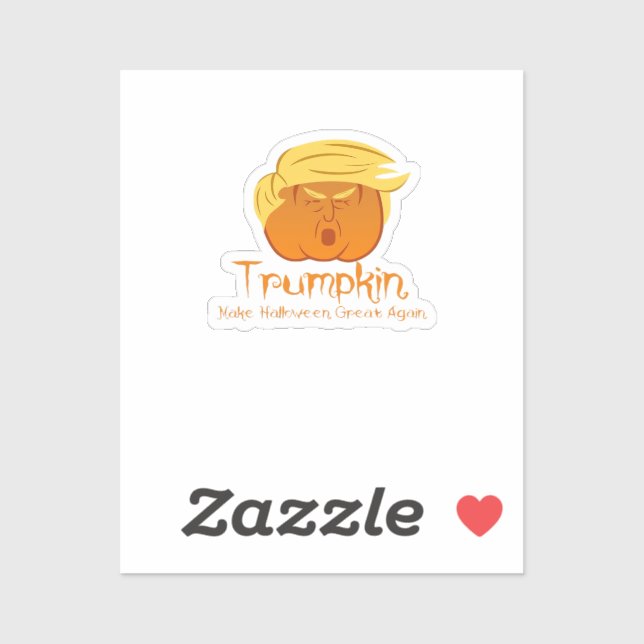 Trumpkin Classic & Funny Design For Halloween (Sheet)