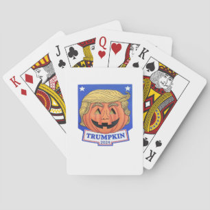 Trumpkin Classic – Funny Halloween Quote Playing Cards