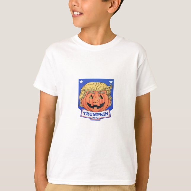 Trumpkin Classic – Funny Halloween Quote T-Shirt (Front)